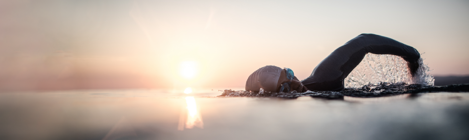 person swimming